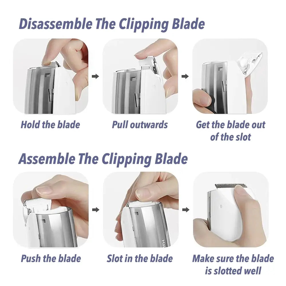 Bimirth Vacuum Hair Clipper Silent Hair Trimmer for Baby Cordless Hair Clipper for Baby Toddlers Hair Trimmer with Vacuum Hair Clipper for 3 years old TheToddly