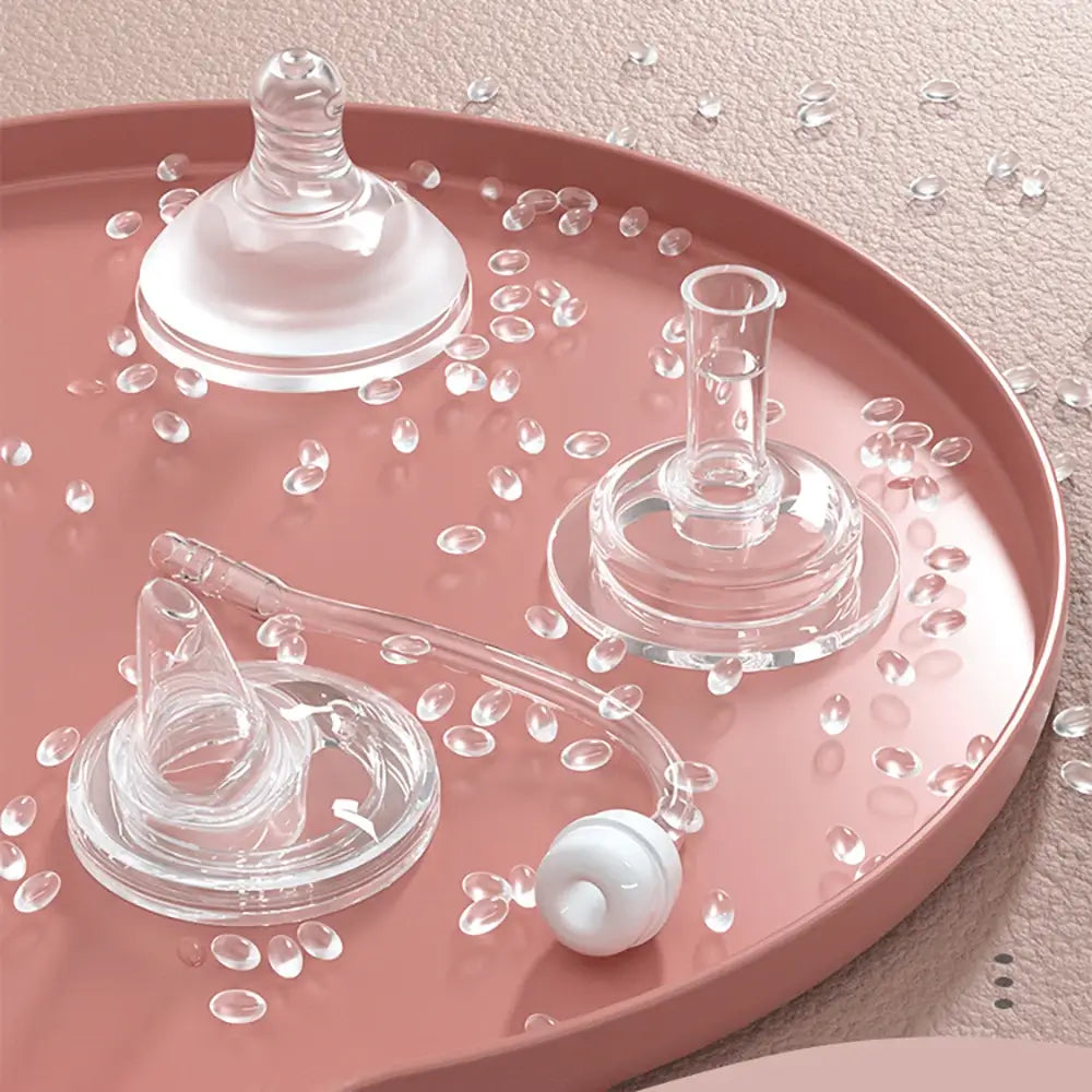 iPearl Baby Bottle with Straw 3-in-1 Baby Feeding Bottle 8oz and 10oz Baby Bottle Sippy Cup for Toddlers Kids Water Cup Sugrorsmugg Strohbecher Stro Mok TheToddly