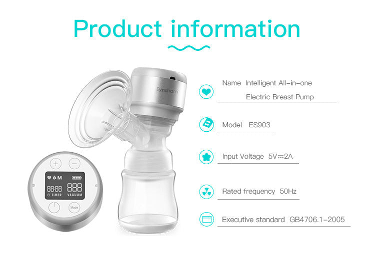 Eynsham Electric Breast Pump Smart Wearable Breast pump Hands free Operation Wireless Breastmilk Suction Pump