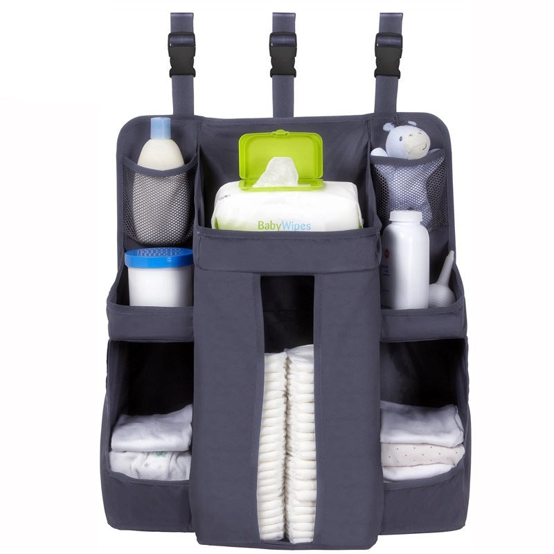 Hanging Diaper Caddy Organizer - Diaper Organizer Caddy With Multiple  Pockets - Baby Organizer For Nursery Accessories - Changing Table Organizer  And