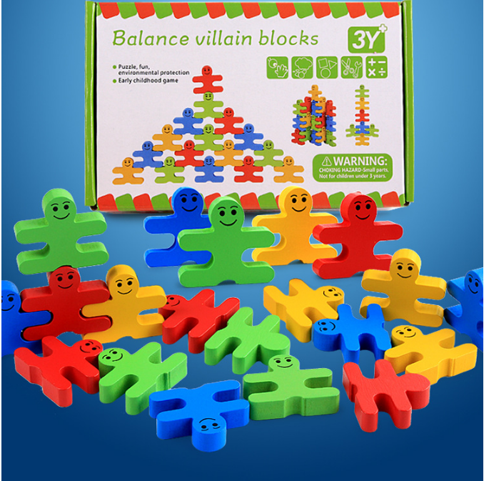 Creative Balance Blocks Wooden Stacking Toys for Kids