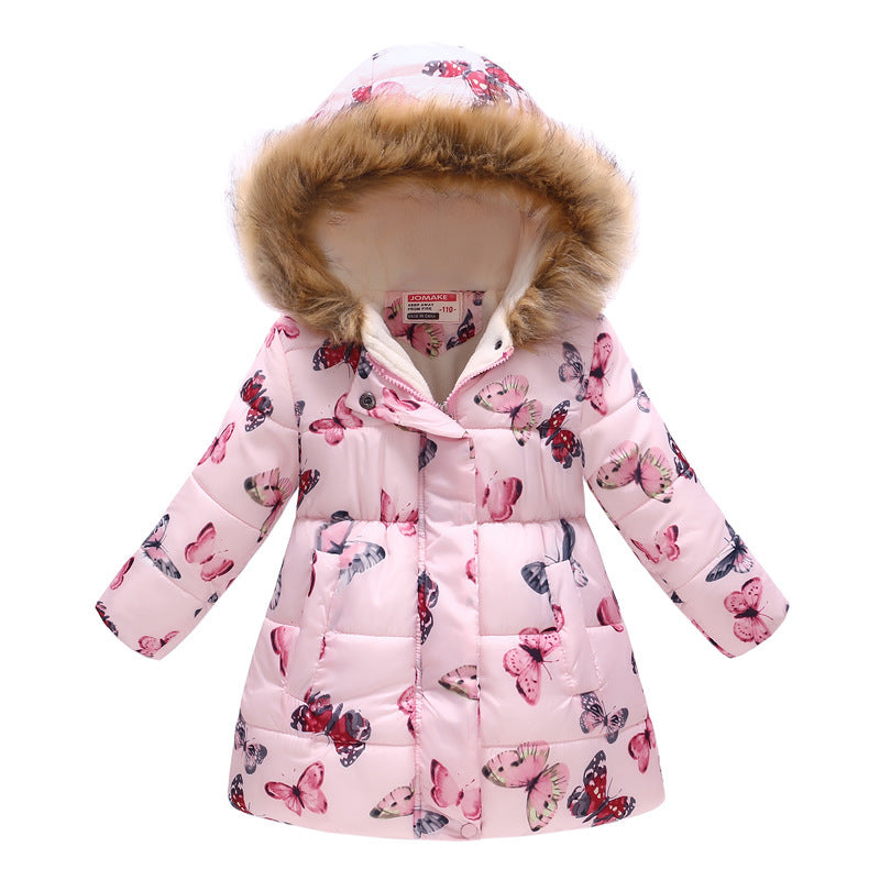 Girls warm winter jacket on sale