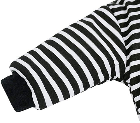 Bear Ear Hooded Baby Rompers Winter Warm Jumpsuits For Kids