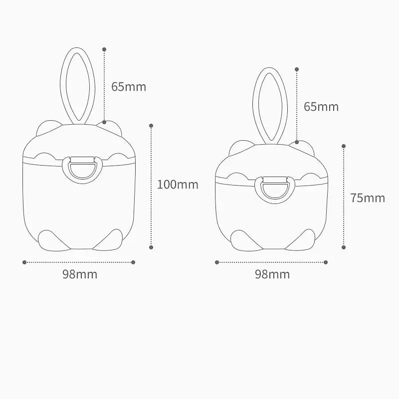 Baby Food Storage Container Moisture-proof Formula Box