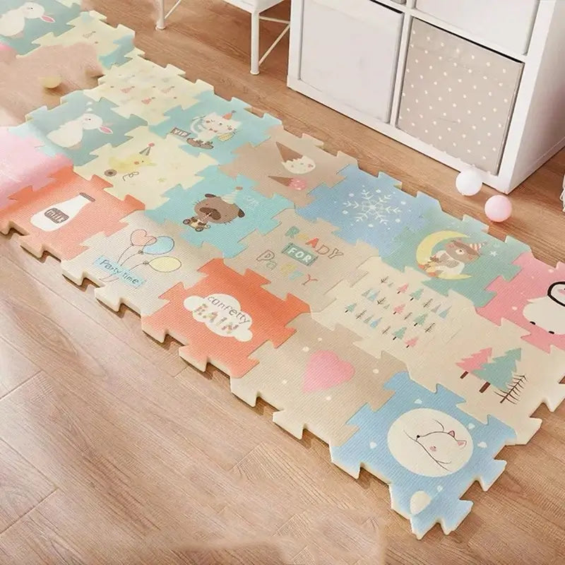 BabyGo Crawling Floor Mat XPE Foam Kids Play Mat Baby Floor Mat for Crawling Baby Gym Exercise Mat Foam Mat Toddlers Climbing Mat-thetoddly