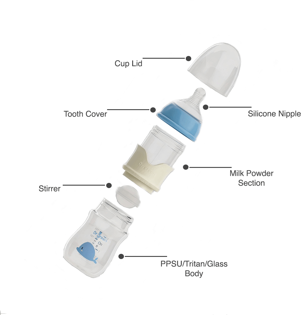 Rapid Infusion Baby Bottle Quick Flush Milk Brewing Bottle