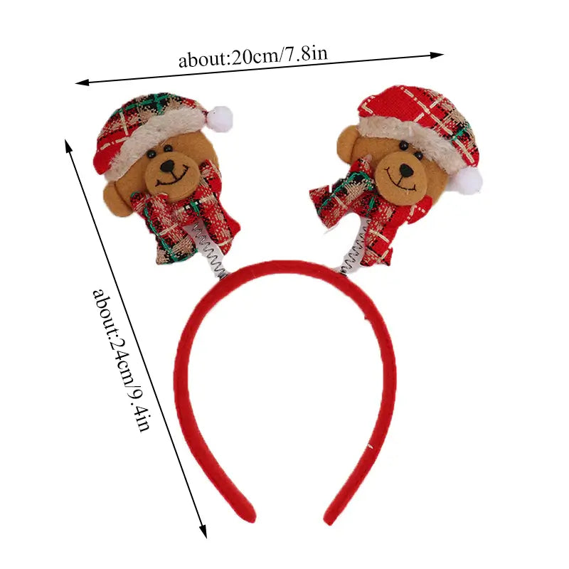 Christmas Antler Headband for Girls Red Party Hairband for girls women TheToddly