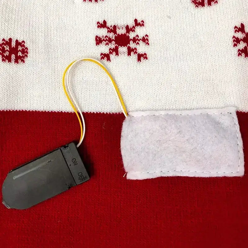 Christmas LED Light Hat Knitted Beanie for Kids Adults Party Hats Built in Battery Xmas Gifts TheToddly