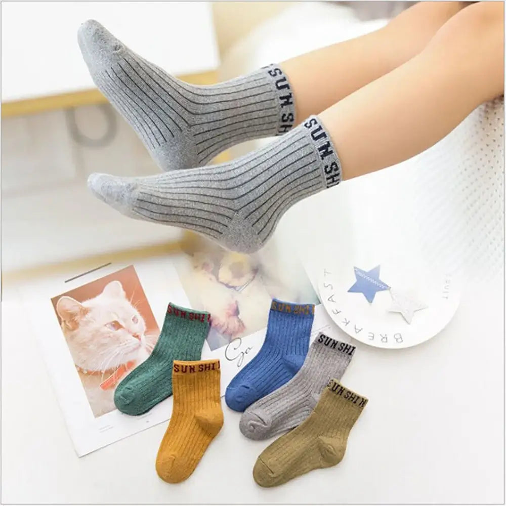 JollyKids 5 Pack Cotton Socks for Toddlers Kids Boys Socks Car Plain Kids Socks 1 10 years old Pojke Strumpor Jungen Socken Jongens sokken thetoddly