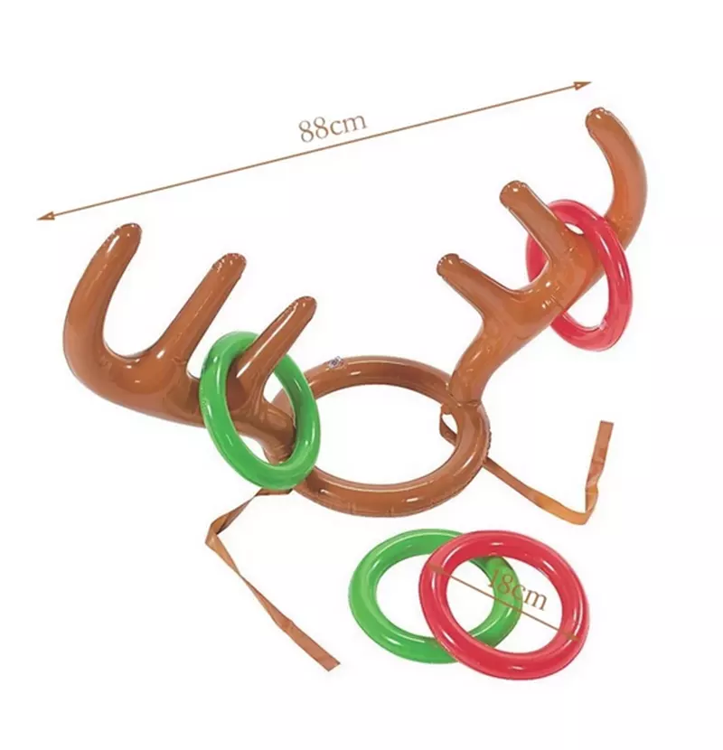 Reindeer Head Ring Toss Game
