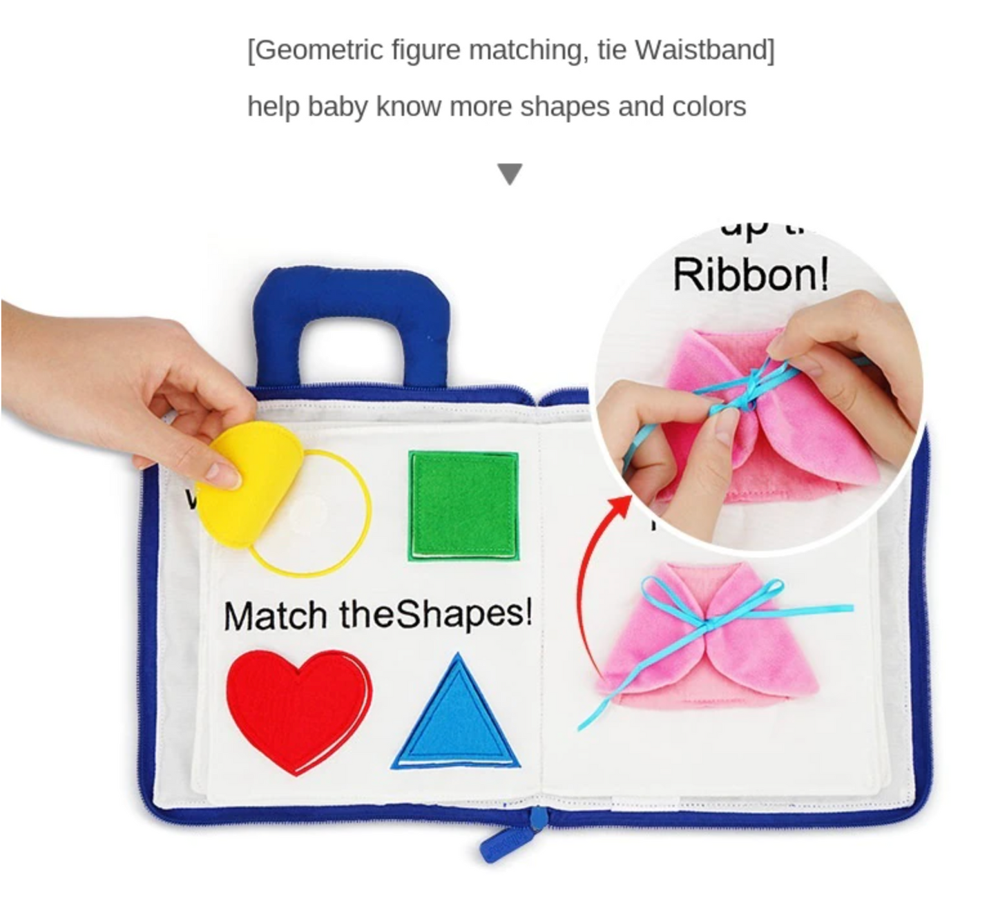 Toddlers Training Quiet Book | Daily Life Activity Learning Book