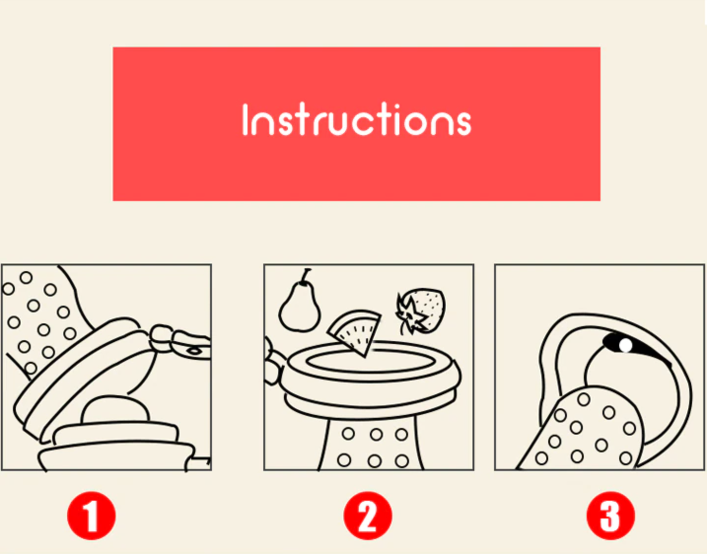 Kido Fresh Food Feeder Pacifier and Teether Ring