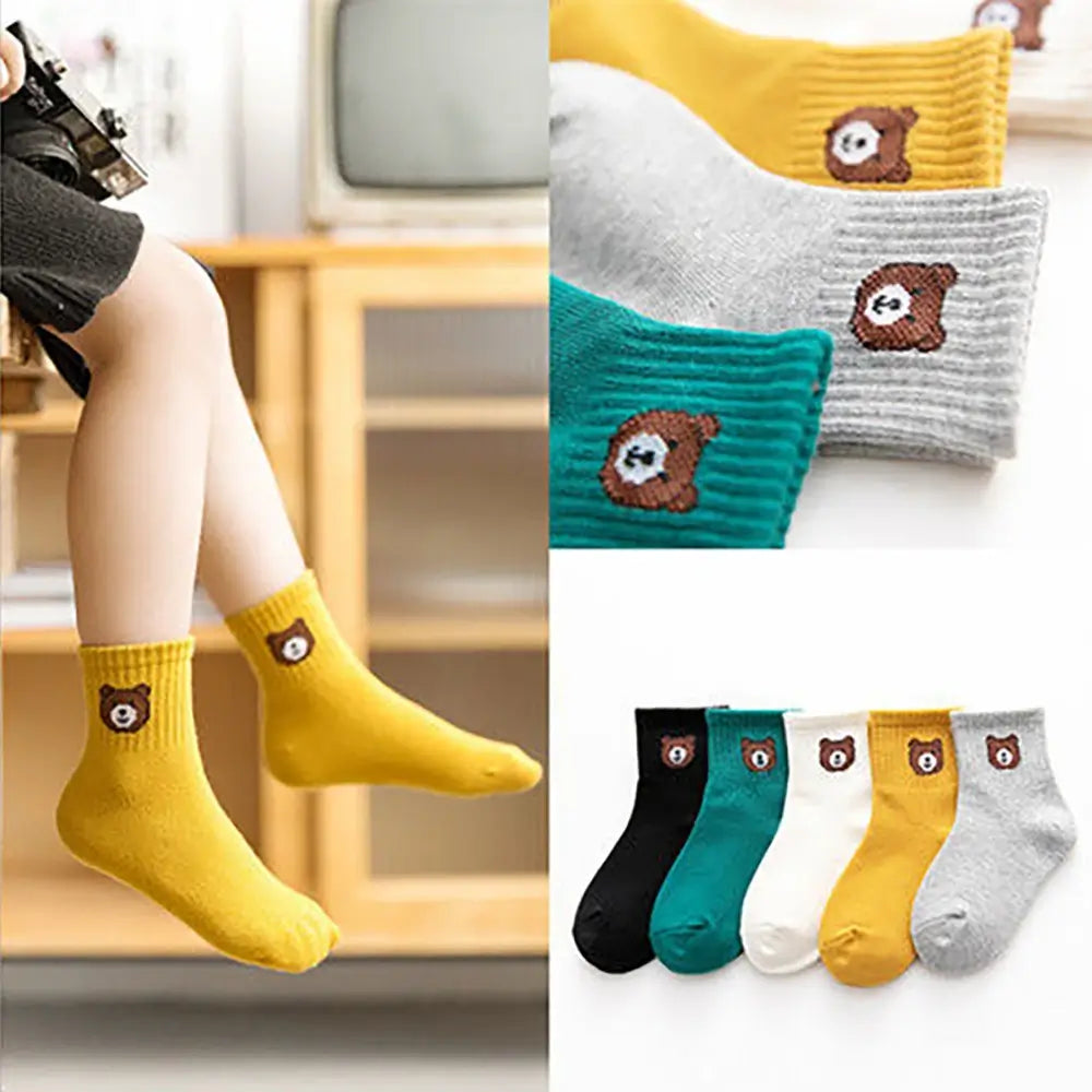 Sparky 5 Pack Baby Girl Socks Cute Patterns Cotton Socks for Toddler Kids Socks 1 12 years old Flicka Strumpor Madchen Socken Sokken Meisjes thetoddly