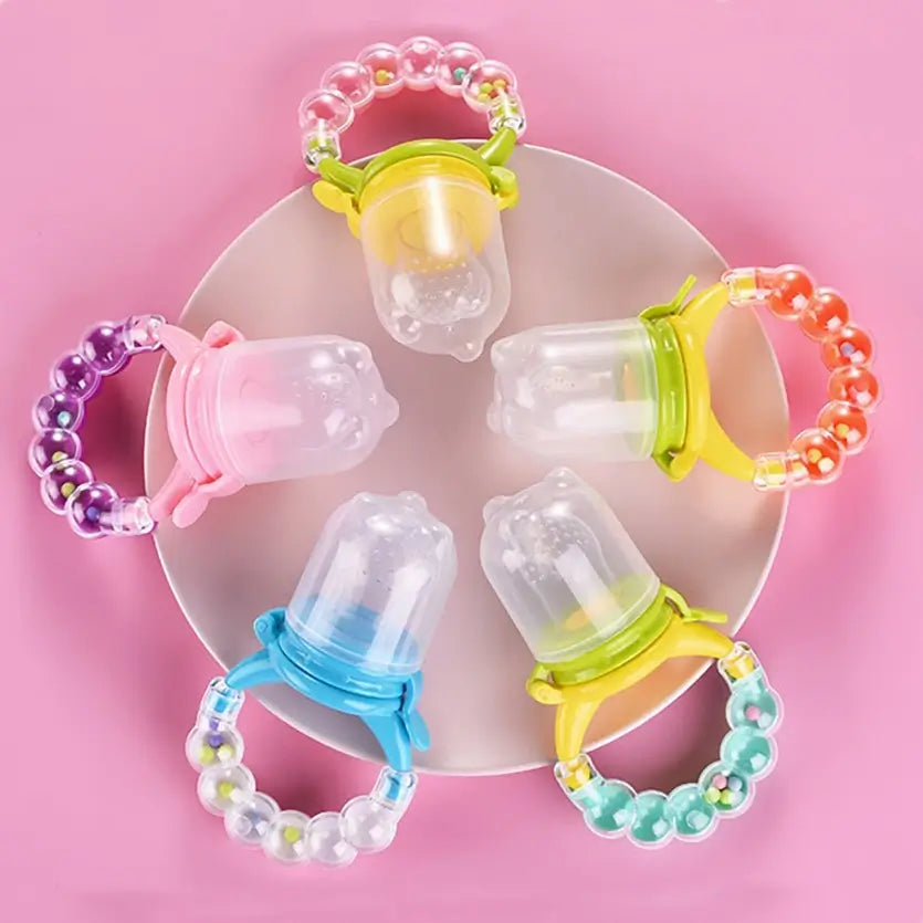 Mesh Fruit Nibbler Baby Pacifier Teether Ring – TheToddly