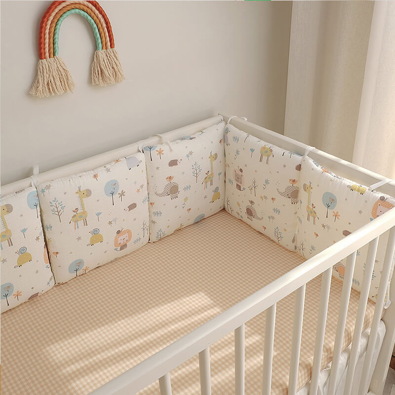 Safari Organic Padded Crib Bumper