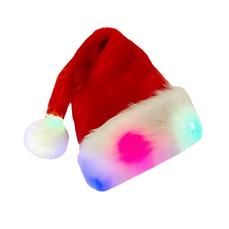 Twinkling LED Light-up Christmas Hat Children Adult Santa Hat TheToddly