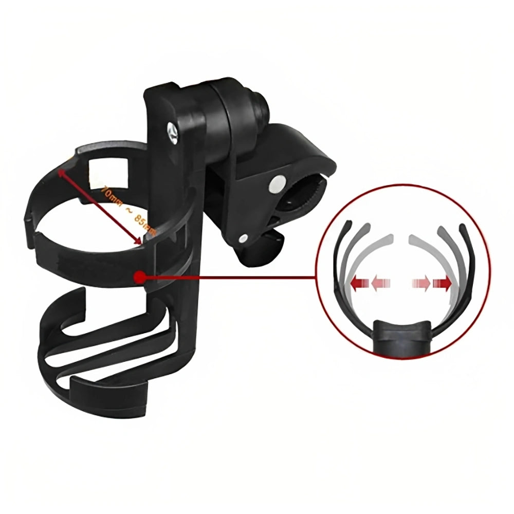 Universal Water Bottle Cage - Quick Bike & Stroller Mount