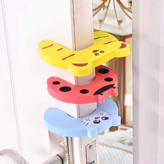 Anti-Pinch Door Stopper Clamp - Hand Pinch Protector Door Slam Guard