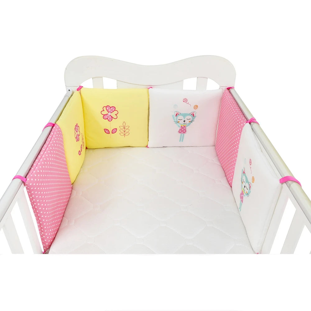 DEKO Baby Bed Bumper Padded Crib Rail Safety Cushions Set TheToddly