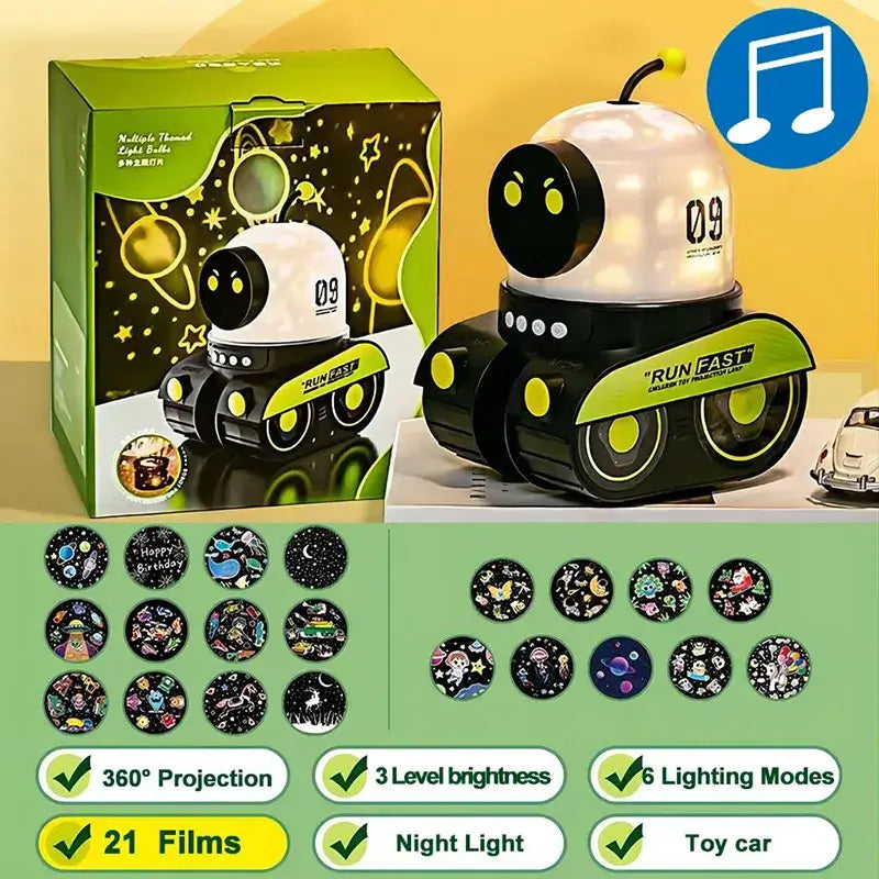 <tc>Droid Projektor Lampe Spielzeugauto</tc>