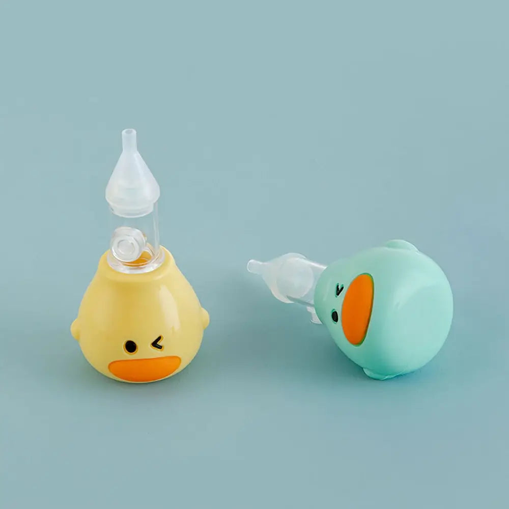 Duckling Manual Nasal Aspirator for Babies Soft Baby Snot Remover Safe Nasal Aspirator for Babies Booger Sucker Barn Nässug Nasensauger Neuszuiger Aspirateur Nasal TheToddly