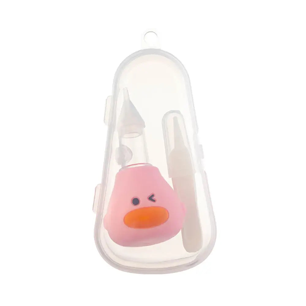 Duckling Manual Nasal Aspirator for Newborns Soft Baby Snot Remover Safe Nasal Aspirator for Babies Booger Sucker Nässug Nasensauger Neuszuiger Aspirateur Nasal TheToddly