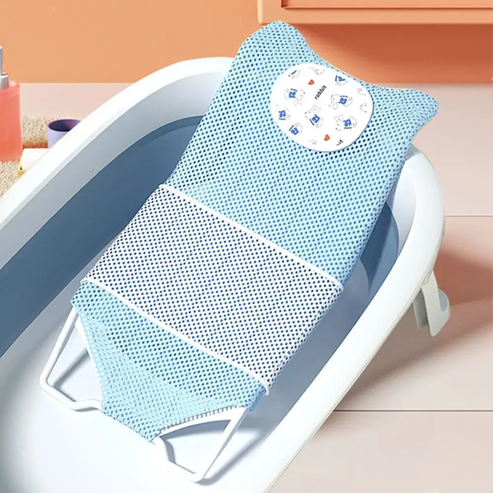 LEBO Baby Bathtub Lounger Blue Bath Seat TheToddly.com