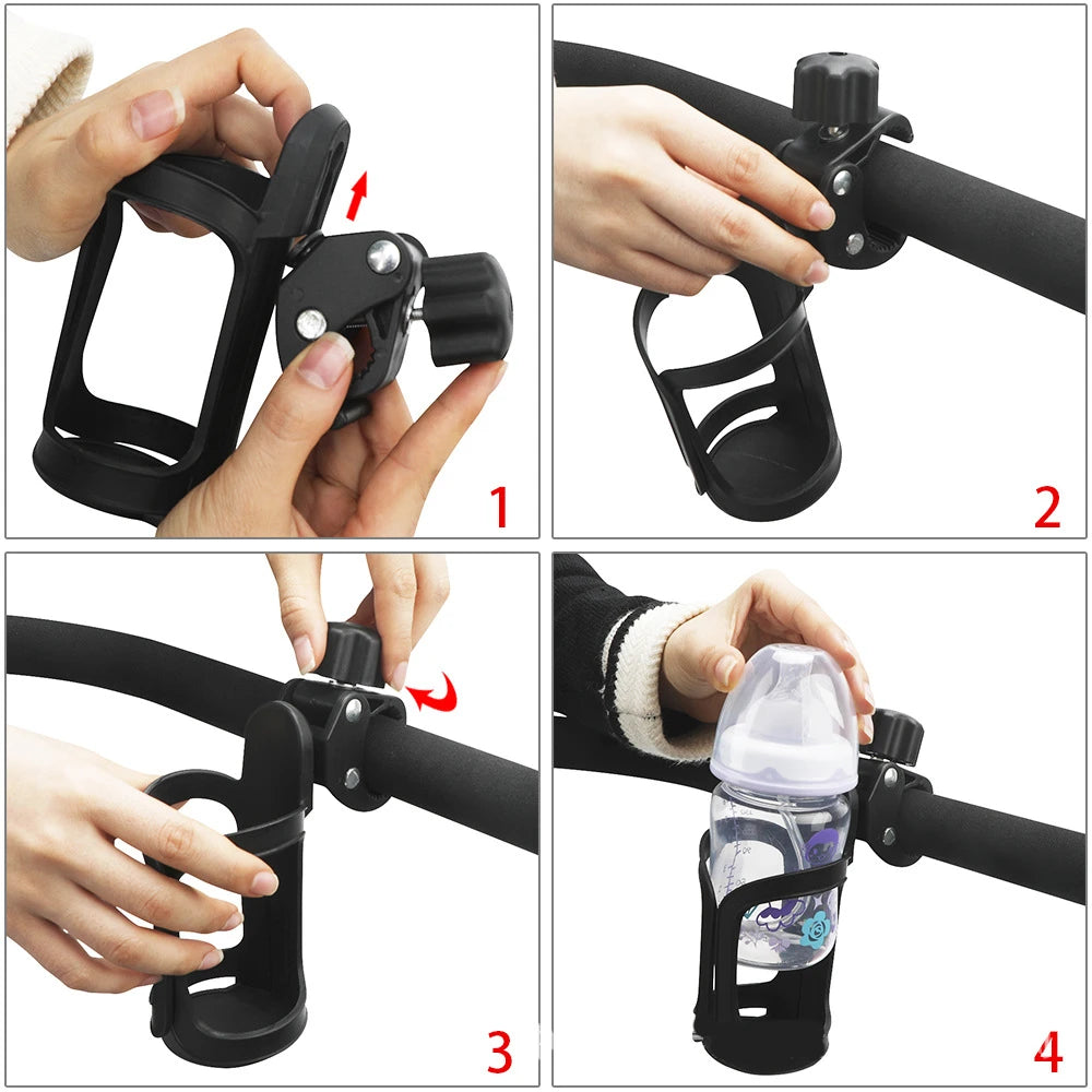 Clip-on Baby Stroller Cup Holder
