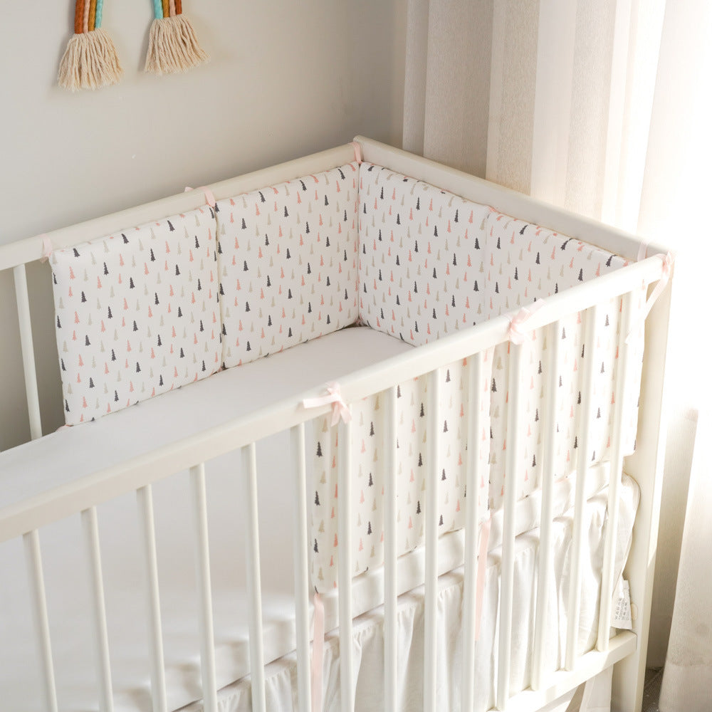 Little Trees Padded Baby Crib Bumper Cushions