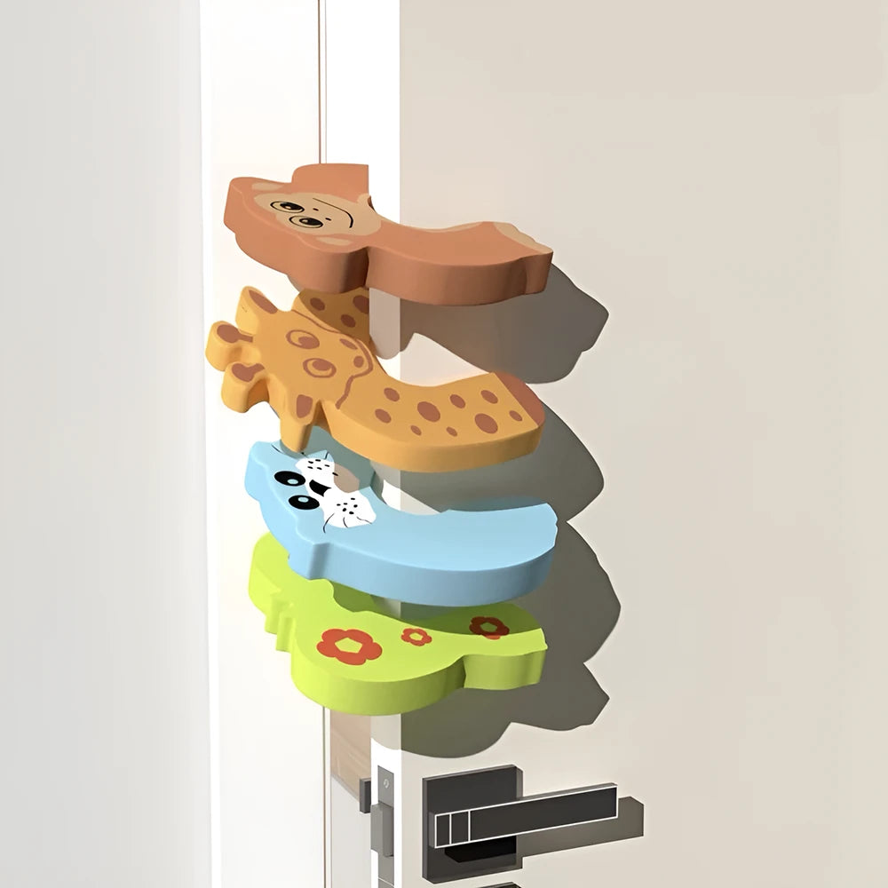 Anti-Pinch Door Stopper Clamp Hand Pinch Protector Door Stops Child Safety Hinge Protection