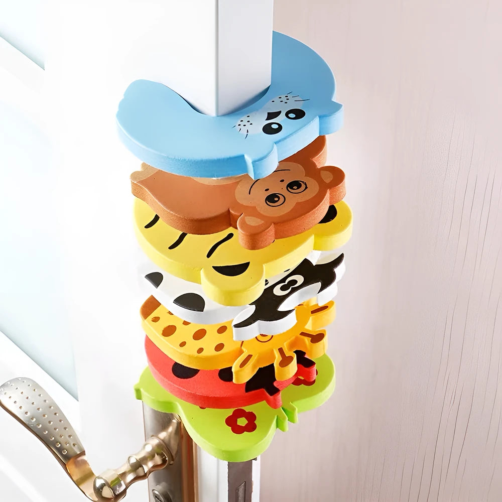 Anti-Pinch Door Stopper Clamp