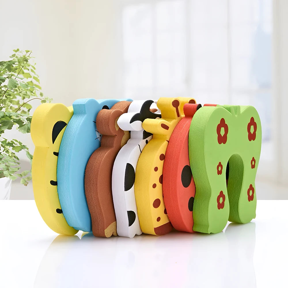 Anti-Pinch Door Stopper Clamp