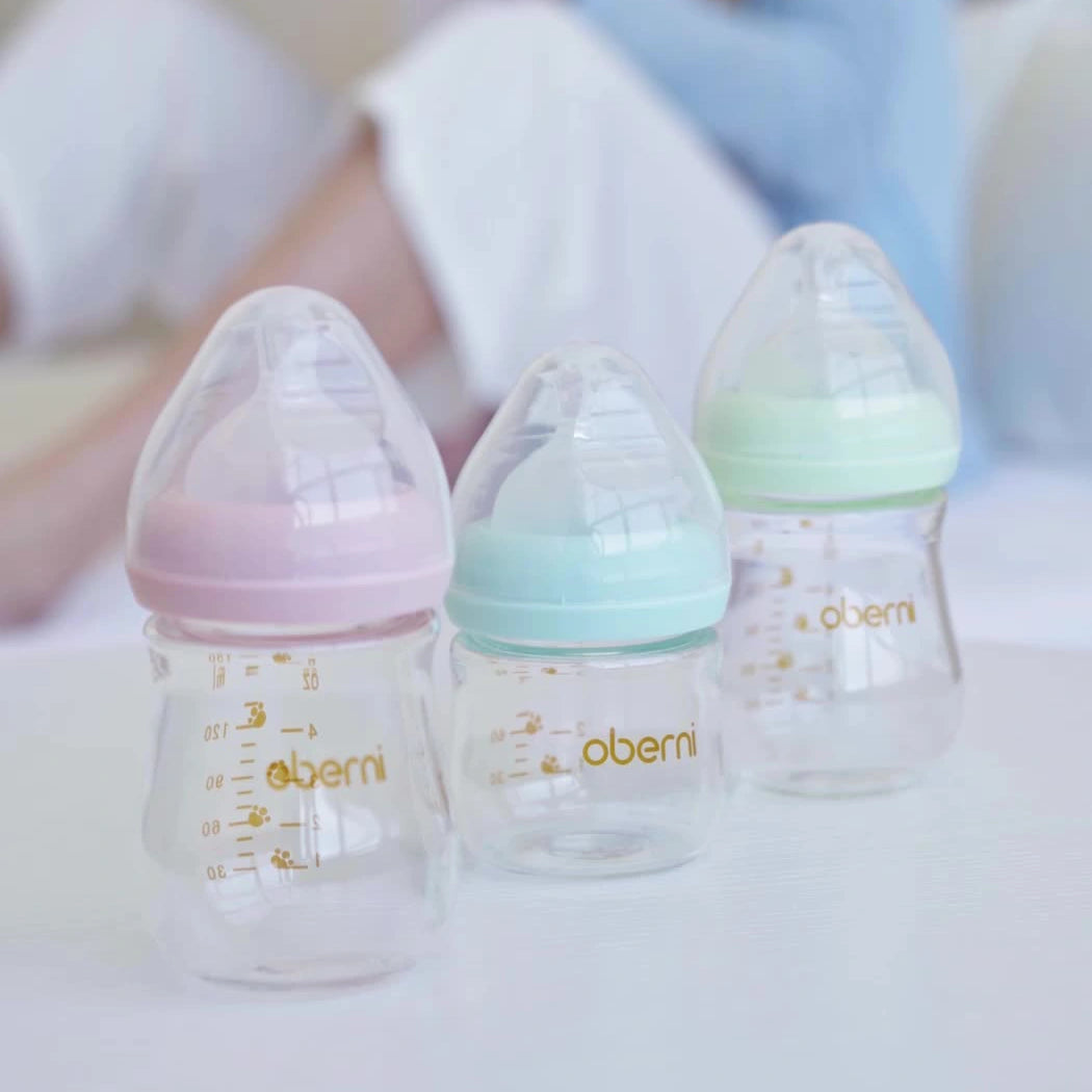 Oberni® 150ML Wide Neck Glass Bottle - 100% BPA-Free Bottle