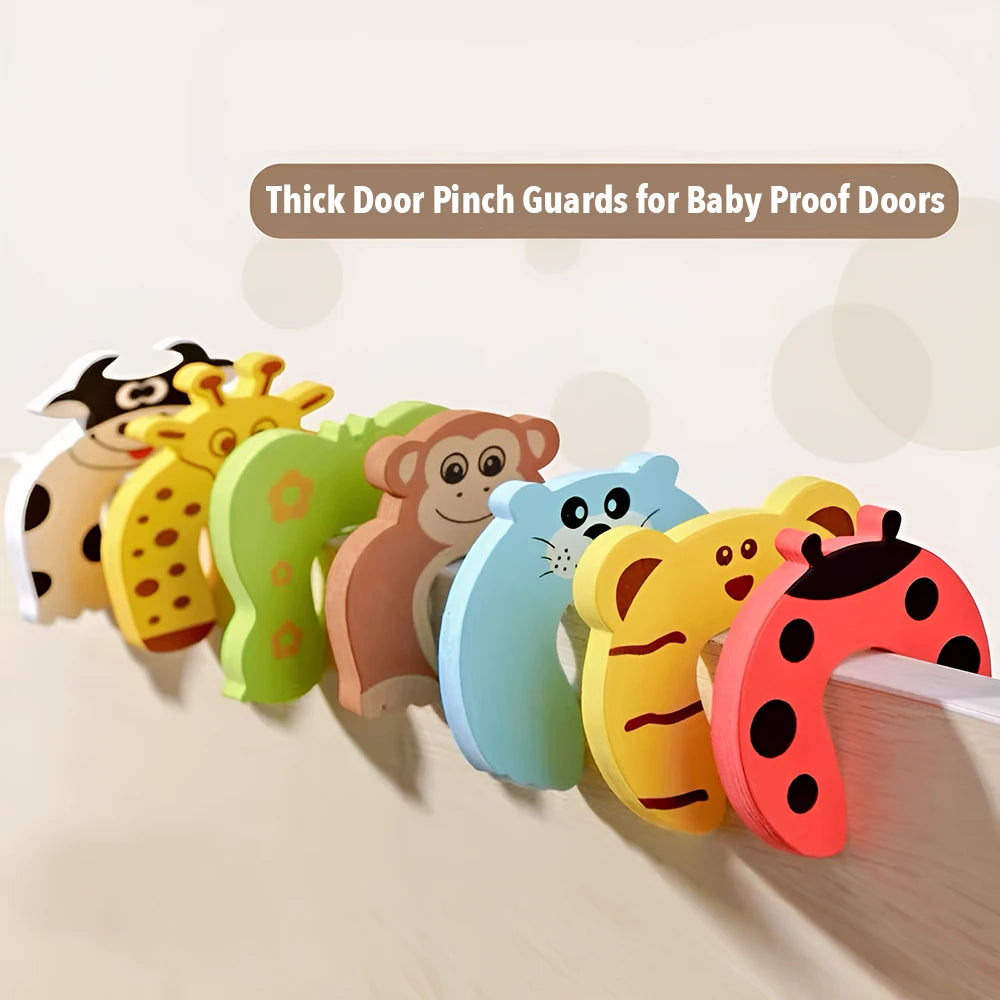 Anti-Pinch Door Stopper Clamp