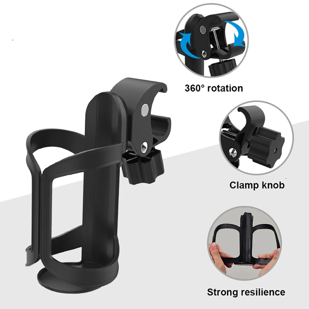 Clip-on Baby Stroller Cup Holder
