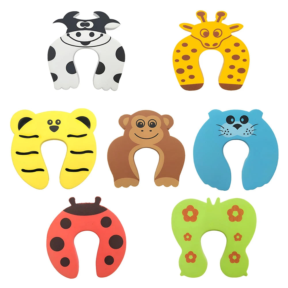 Anti-Pinch Door Stopper Clamp