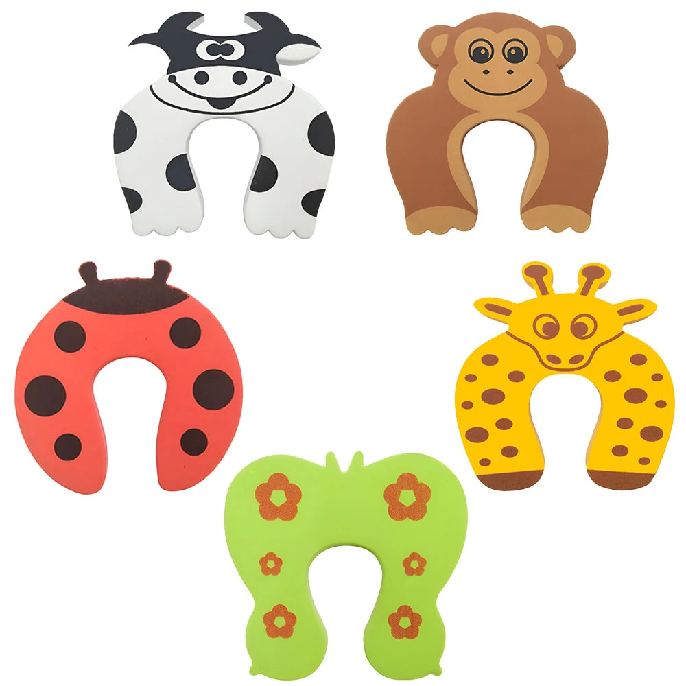 Anti-Pinch Door Stopper Clamp