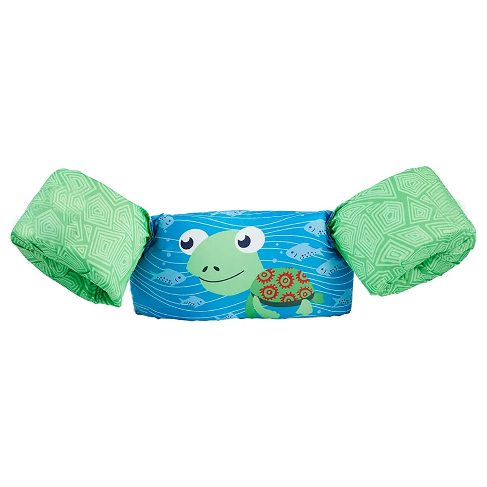 SwimWay Puddle Jumper Float Toddler Swim Vest for Kids Arm Floaties for 2 to 6 Years Old Green Turtle Life Jacket for Kids TheToddly