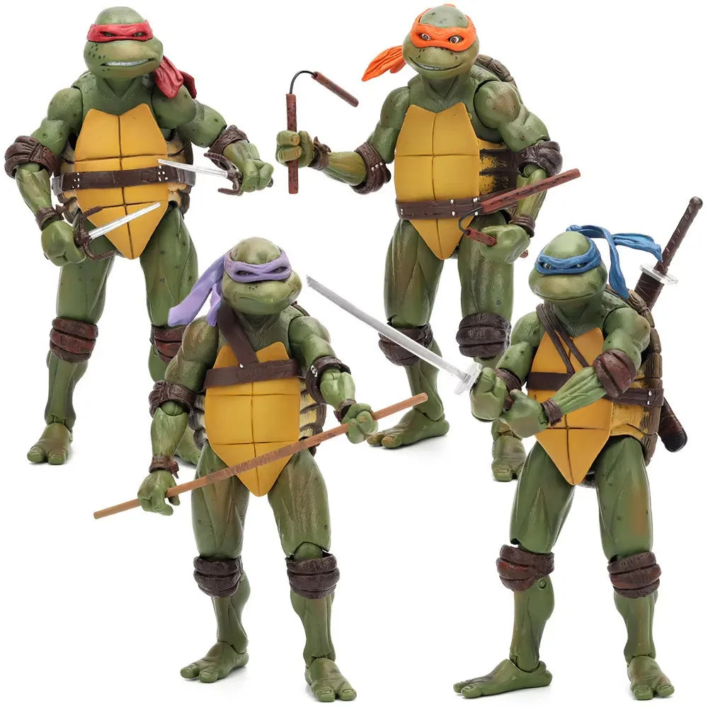 TMNT 7" Ninja Turtle Action Figure All Characters Model Kids Toys TheToddly