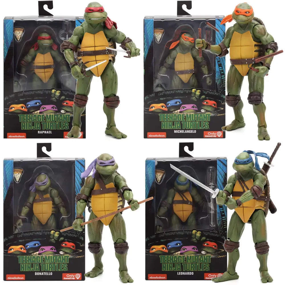 TMNT 7" Ninja Turtle Action Figure Movable Anime Film Edition Model TheToddly.com