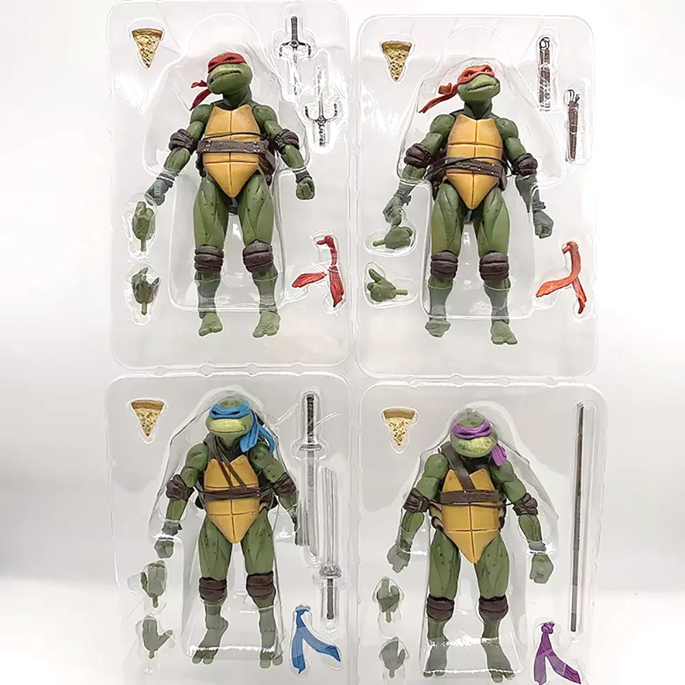 TMNT 7" Ninja Turtle Action Figure Movable Model Fun Kids Toys TheToddly