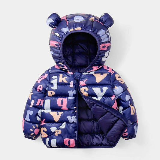 <tc>Veste d'hiver à capuche douillette pour enfants TinyTot</tc>