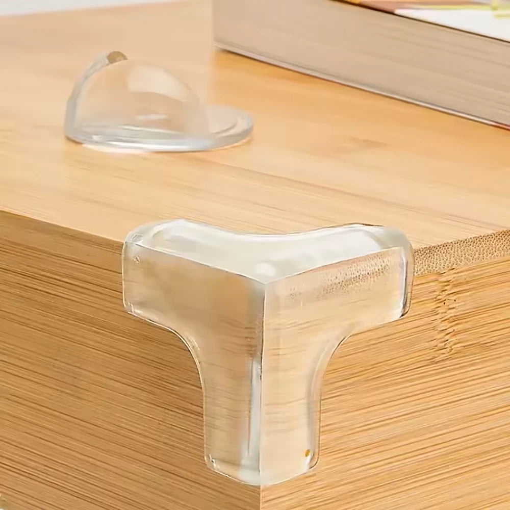 Transparent Silicone Corner Protector Edge Protection T-Shaped Bump Protector