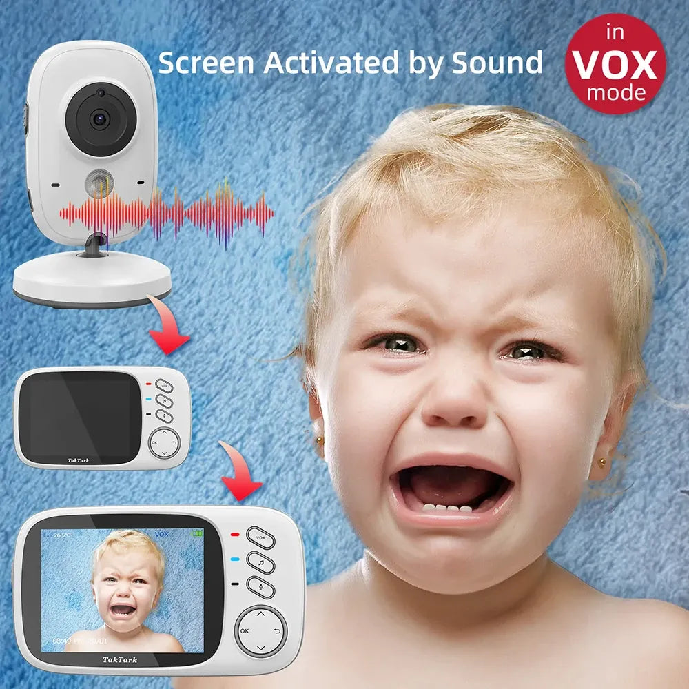 smart baby monitor with VOX mode thetoddly