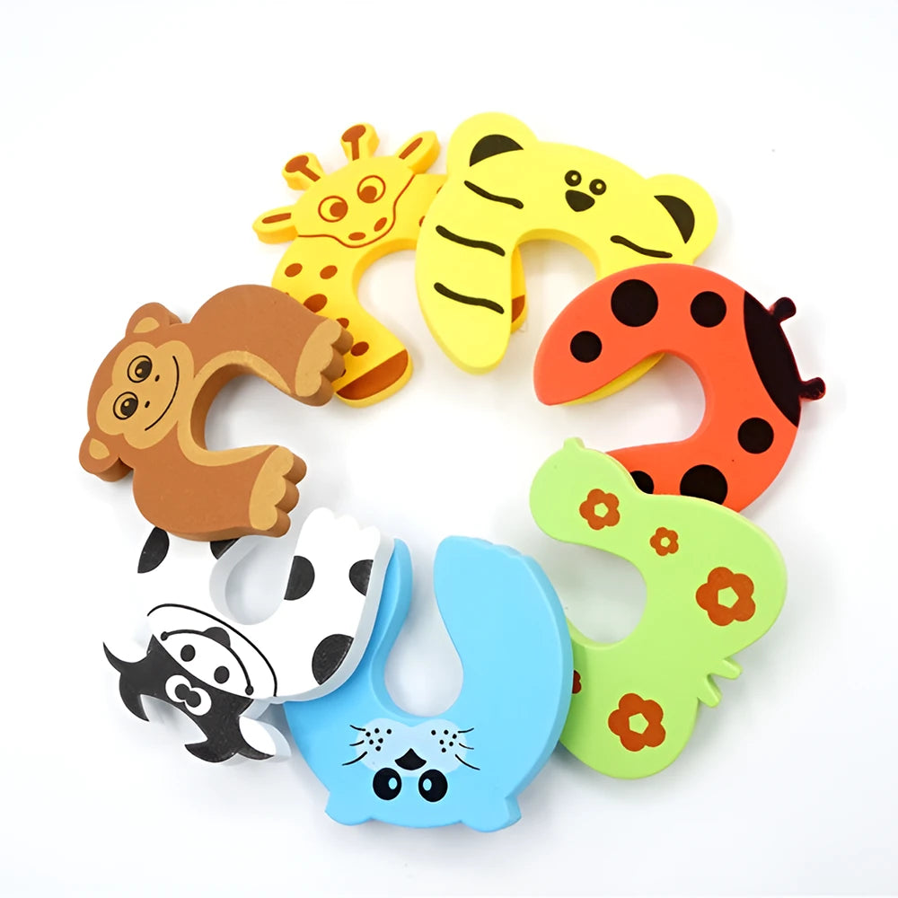 Anti-Pinch Door Stopper Clamp