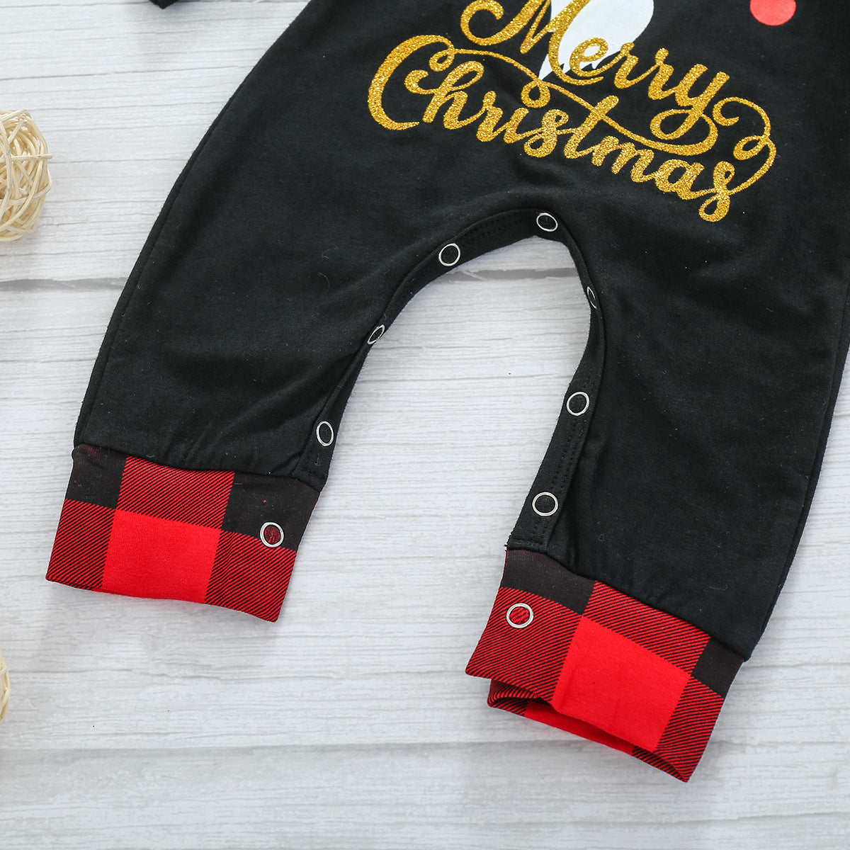 Weihnachts-Baby-Strampler Weihnachts-Outfits für Jungen und Mädchen