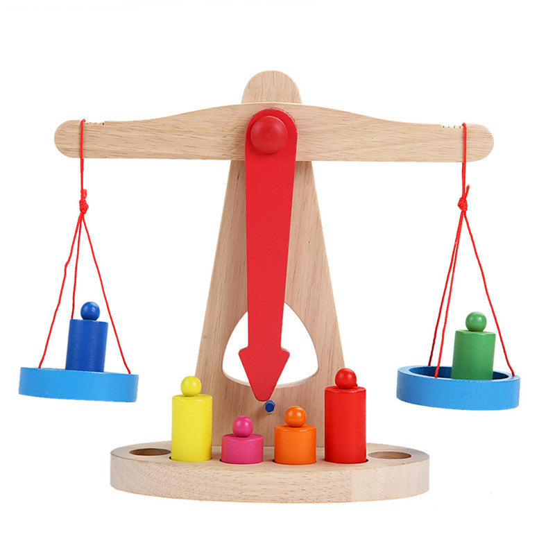 Balance Beam Montessori Math Toy STEM Wooden Toys for Kids