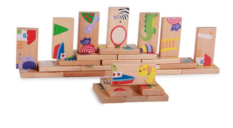 Creative Wooden Dominoe Blocks – TheToddly