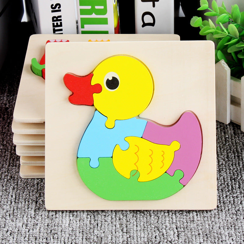 Mini 3D Block Puzzles for Toddlers Educational Toys for Kids