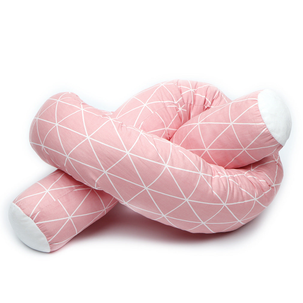 Baby Bed Head Bumper Pillow Protector – Pink & Blue Baby Shop